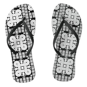 Finnische Sisu Art Flip Flops