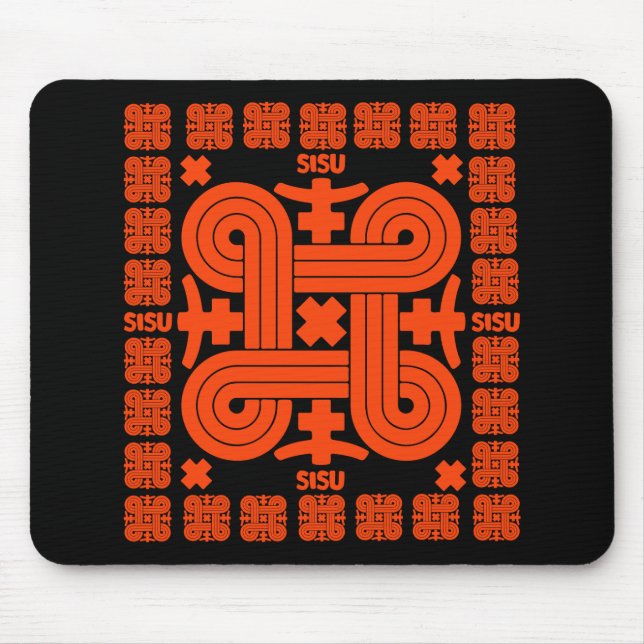 Finnische Sisu Art Mousepad (Vorne)