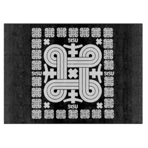 Finnische Sisu Art Schneidebrett