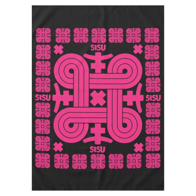 Finnische Sisu Art Tischdecke (Vorderseite)