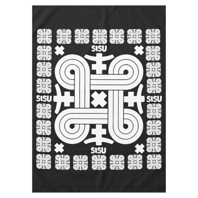 Finnische Sisu Art Tischdecke (Vorderseite)