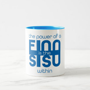 Finnische Sisu Kaffeetasse