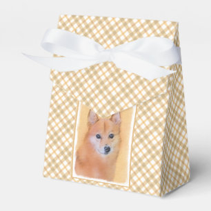 Finnische Spitz-Malerei - Niedliche Originalkunst Geschenkschachtel