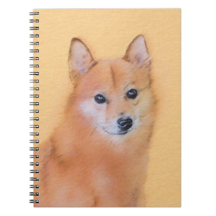 Finnische Spitz-Malerei - Niedliche Originalkunst Notizblock