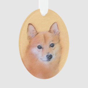 Finnische Spitz-Malerei - Niedliche Originalkunst Ornament