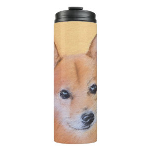 Finnische Spitz-Malerei - Niedliche Originalkunst  Thermosbecher