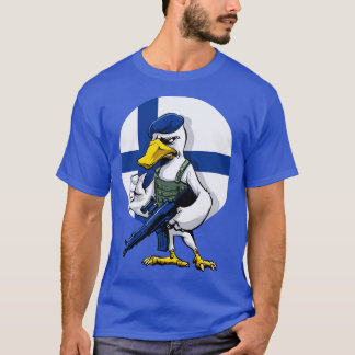 Finnische Swan-Skandinavische Truppe T-Shirt