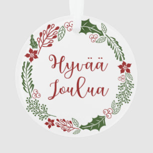 Finnischer Heiligabend, Hyvää joulua Ornament