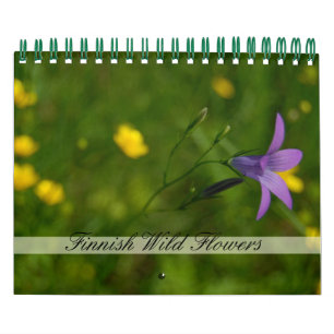 Finnischer Kalender der wild lebenden Blume