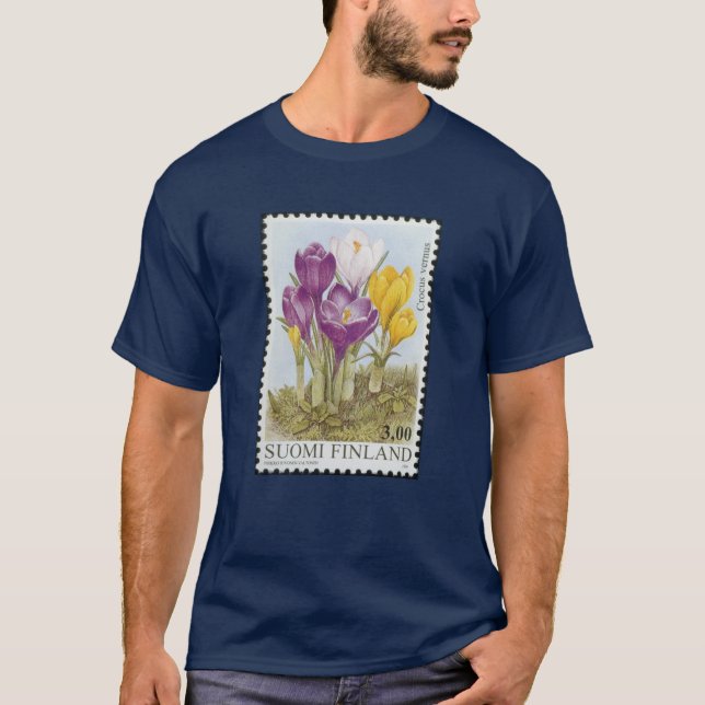 Finnischer Krokus-T - Shirt (Vorderseite)