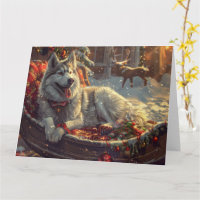 Finnischer Laphund Dog Weihnachtsfest
