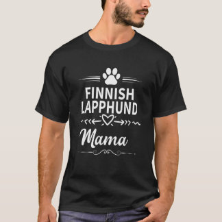 Finnischer Lapphund Mama Dog Besitzer gibt Hunde M T-Shirt