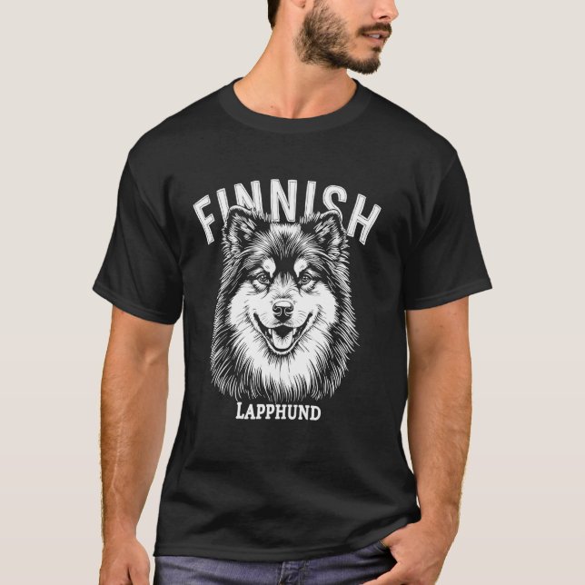 Finnischer Lapphund T-Shirt (Vorderseite)