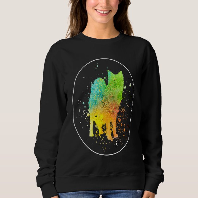 Finnischer Lapphund Vintage Sweatshirt (Vorderseite)