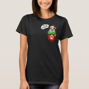Finnischer Lapphund Weihnachten frohe Weihnachten T-Shirt