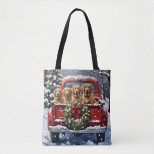 Finnischer Lapphund Weihnachten Rotes Lastwagen Fe
