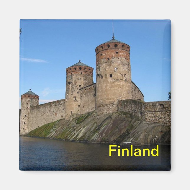 Finnischer Magnetmagnet Magnet (Vorne)