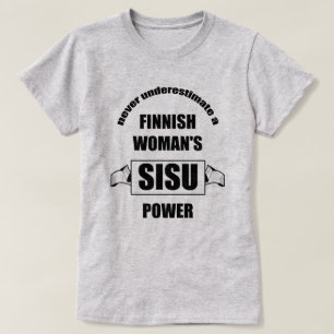 Finnischer Power der Frauen-SISU T-Shirt