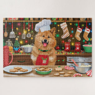 Finnischer Spitz-Weihnachtsbacken: Festliches Weih Puzzle
