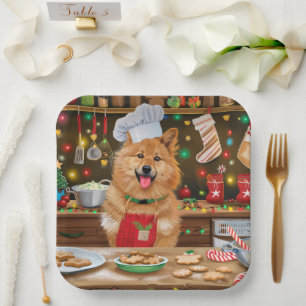 Finnischer Spitz-Weihnachtsbäckerei: Festliches We Pappteller