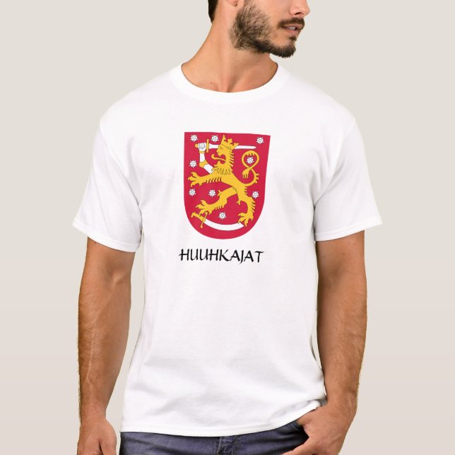 Finnischer Wappen Huuhkajat-T - Shirt (Vorderseite)