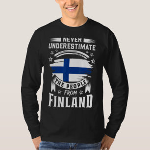 Finnisches Finnland Frauen Männer Sisu Lapland Kin T-Shirt