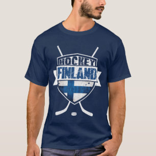 Finnisches Hockey-Logo-T-Shirt, Suomi T-Shirt