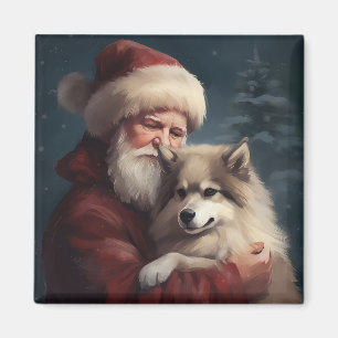 Finnisches Lapphund Weihnachtsfest Weihnachten Magnet