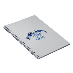 Finnisches Wappen Notizblock