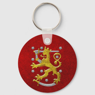 Finnisches Wappen Schlüsselanhänger