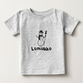 Finnisches Wort für den Schneemann Baby T-shirt