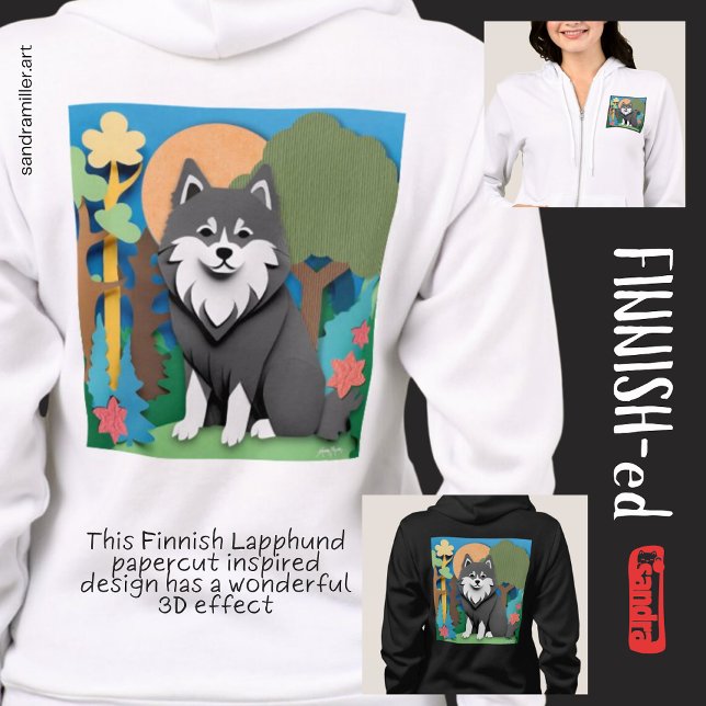 FINNISH-ed Lapphund Hoodie (Von Creator hochgeladen)