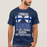 Finnish Grandma Finland Flag Sungasse Motherx27s T-Shirt<br><div class="desc">Finnish Grandma Finland Flag Sungasse Motherx27s DayTShirt .Check out our Mothers Day t shirt selection for the very best in unique or custom,  handmade piets from our shops.</div>