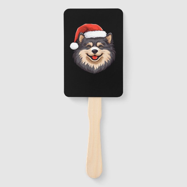 Finnish Lapphund Ugly Sweater Christmas Classic T- Fächer (Vorderseite)