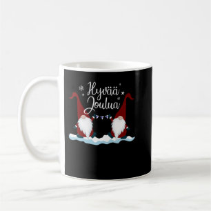 Finnish Merry Christmas Finland Gift Tee Hyvaa Jou Kaffeetasse