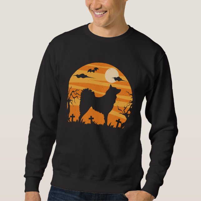 Finnish Spitz Halloween  Costume   Mom Dad Sweatshirt (Vorderseite)