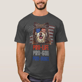 Finnish Spitz Pro Life Pro God Pro Dogs T-Shirt