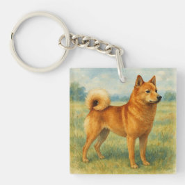 Finnish Spitz Schlüsselanhänger