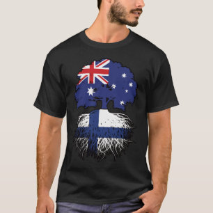 Finnland Australien Tree Roots T-Shirt