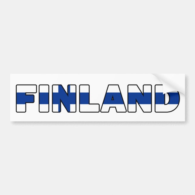 Finnland-Autoaufkleber Autoaufkleber (Vorne)