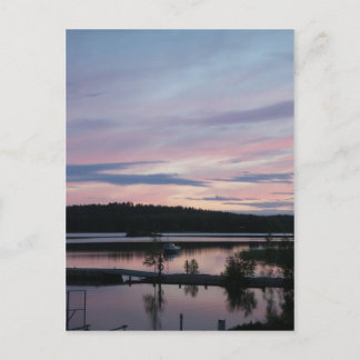 Finnland bei Sunset Postkarte