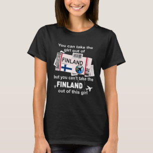 Finnland Boarding Pass Finland Girl Finnland T-Shirt