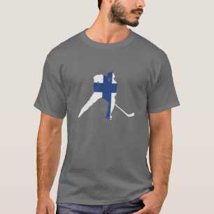Finnland Eishockey-Fan Spieler Finnisches Team Sti T-Shirt