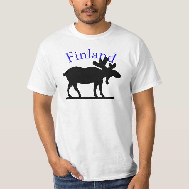 Finnland-Elch-Shirt T-Shirt (Vorderseite)