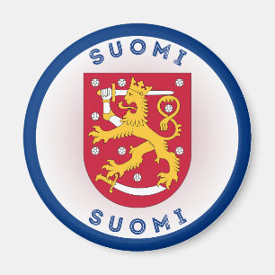 Finnland-Erbe-Emblem Magnet