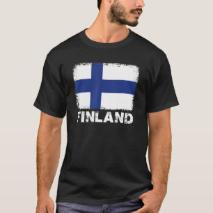 Finnland - Fahnen unterstützen finnische Frauen T-Shirt
