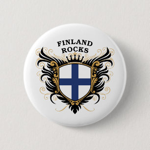 Finnland-Felsen Button