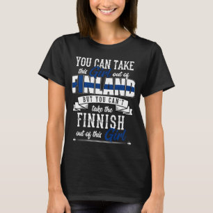 Finnland Finnische Girl Scandinavia Staatsangehöri T-Shirt