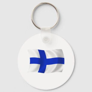 Finnland Flag Schlüsselanhänger