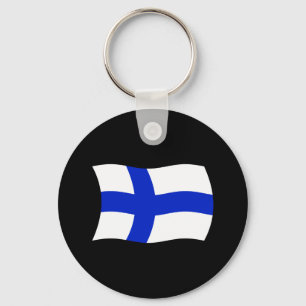 Finnland Flag Schlüsselanhänger